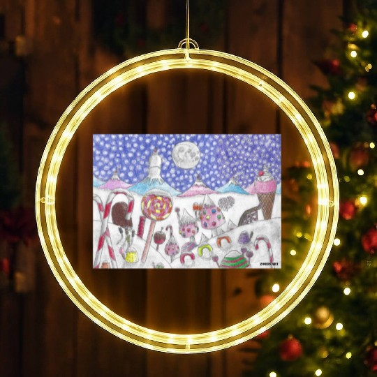 The Nutcracker Christmas Candy Land LED Christmas Window Lights