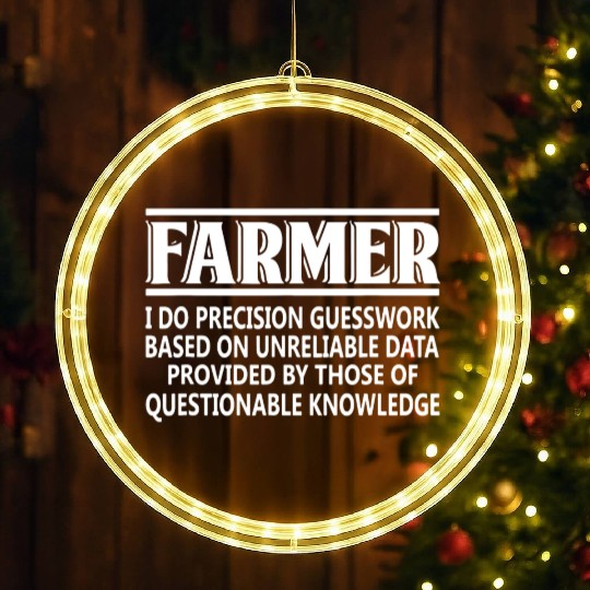 Farmer Definition LED Christmas Window Lights