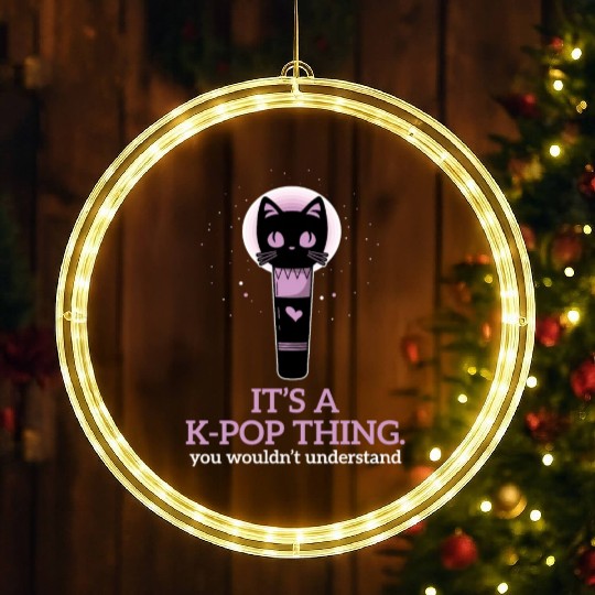 K-Pop Thing Korean Music K-Pop LED Christmas Window Lights