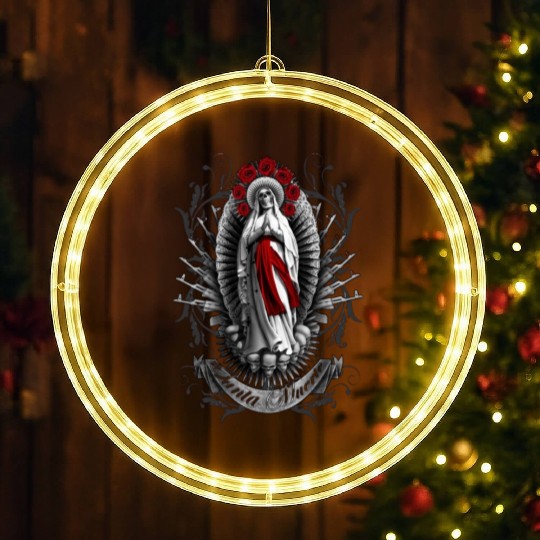 Santa Muerte, Devoción, Altar, Rituales, Oración, LED Christmas Window Lights