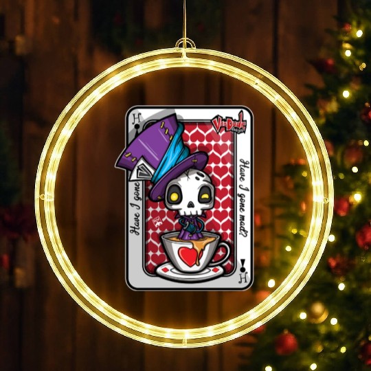 Mad Hatter LED Christmas Window Lights