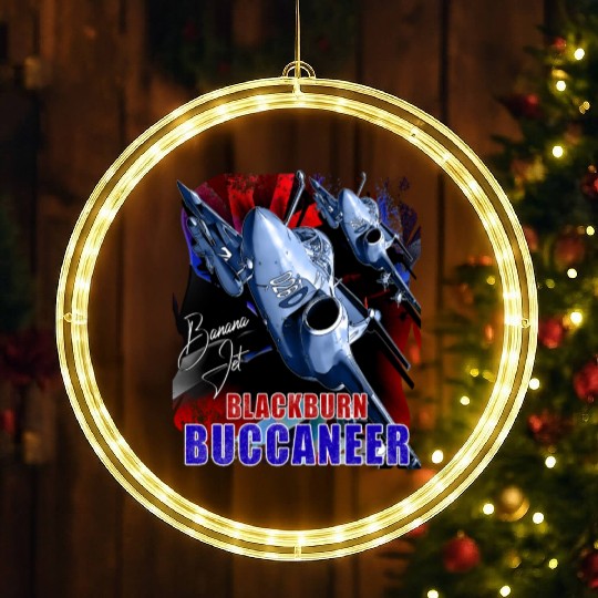 Blackburn Buccaneer Fighter Jet LED Christmas Window Lights