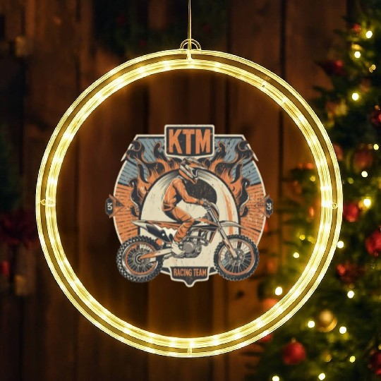 ktm racing team LED Christmas Window Lights