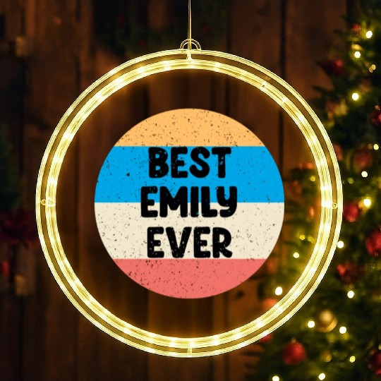 Best Emily Ever LED Christmas Window Lights