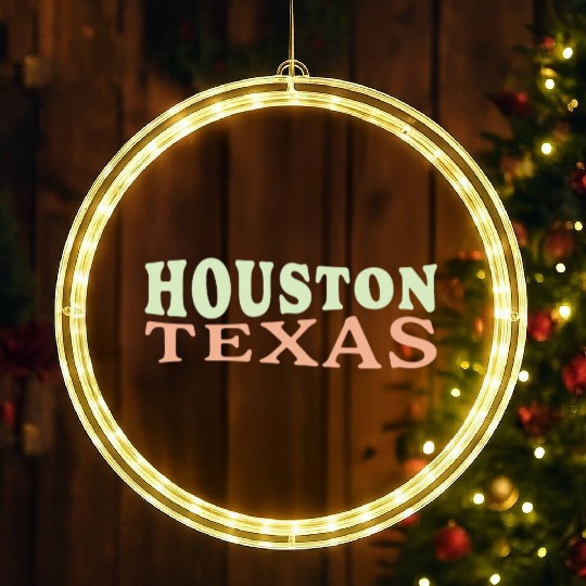 Houston (TX) USA LED Christmas Window Lights