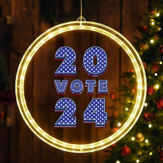 2024 Vote - 2024 Election LED Christmas Window Lights