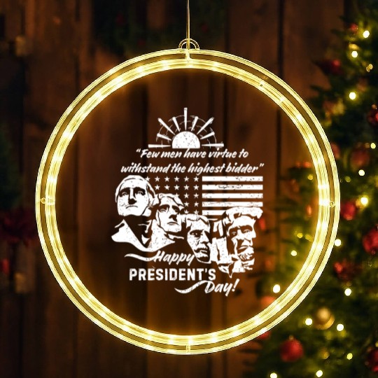 Presidents Day USA LED Christmas Window Lights