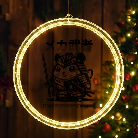 Hamster Musha Pets LED Christmas Window Lights