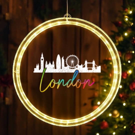 London England UK Souvenir Gift LED Christmas Window Lights