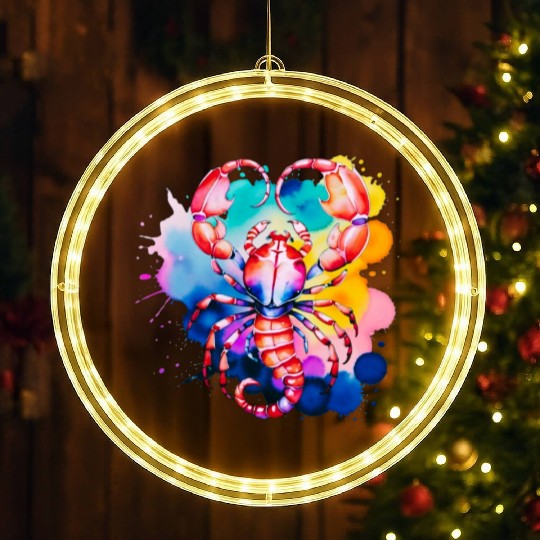 Color splash zodiac: Scorpio LED Christmas Window Lights