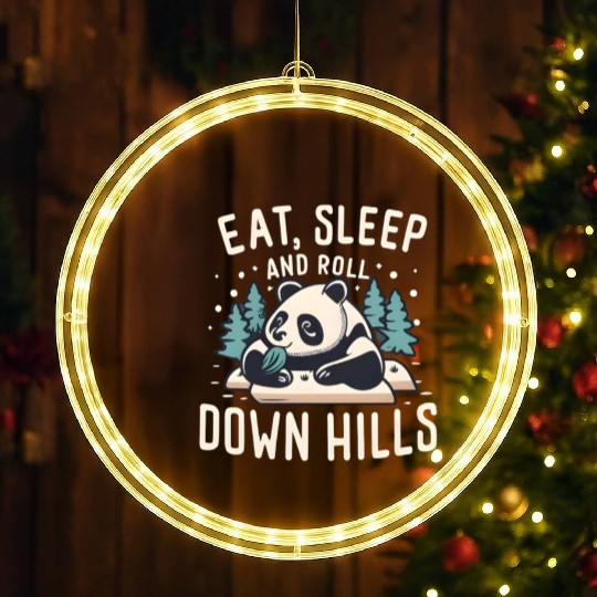 Cute panda LED Christmas Window Lights