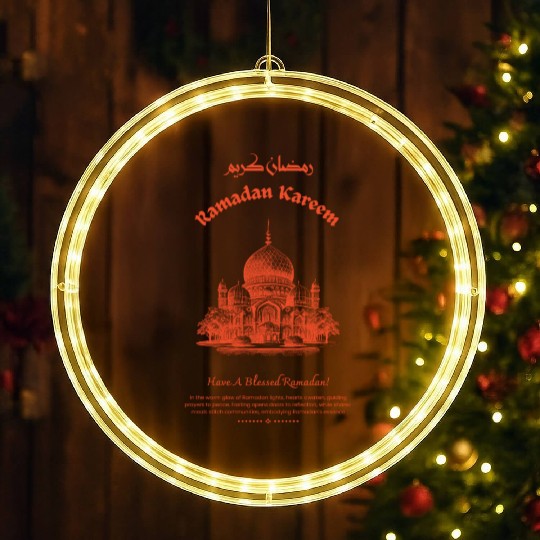 Ramadan Kareem LED Christmas Window Lights