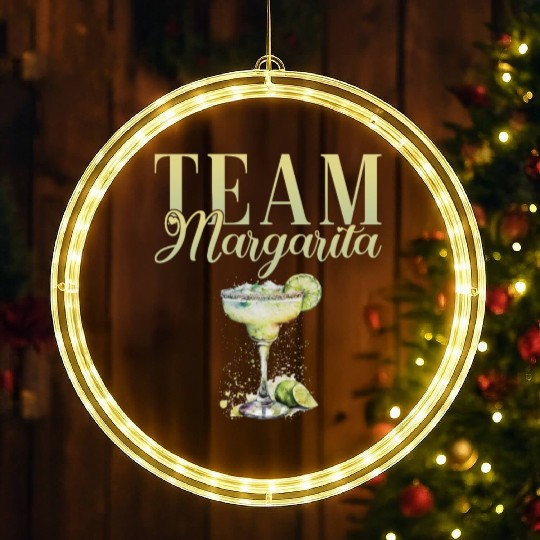 Team Margarita Tequila Stag Party LED Christmas Window Lights