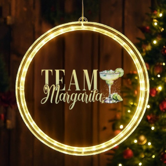 Team Margarita Tequila Stag Party LED Christmas Window Lights