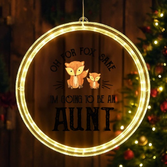 I am going to be aunt LED Christmas Window Lights