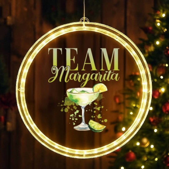 Team Margarita Tequila Stag Party LED Christmas Window Lights