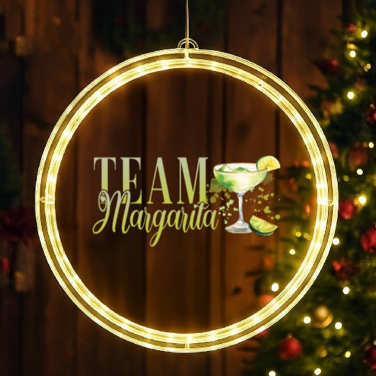 Team Margarita Tequila Stag Party LED Christmas Window Lights