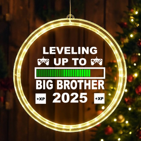 Level Up To Big Brother 2025 LED Christmas Window Lights
