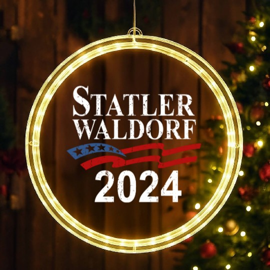 Statler and Waldorf LED Christmas Window Lights