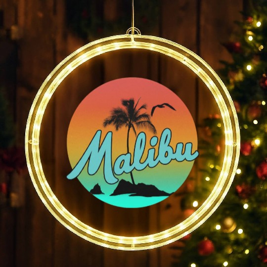 Malibu blue LED Christmas Window Lights