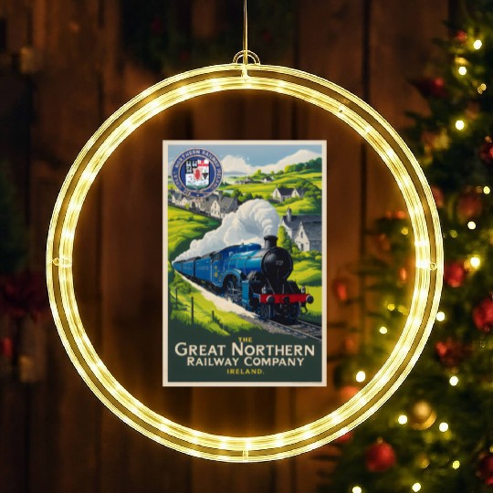 Great Northern Railway Company Ireland LED Christmas Window Lights