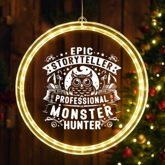 Epic Storyteller Professional Monster Hunter LED Christmas Window Lights