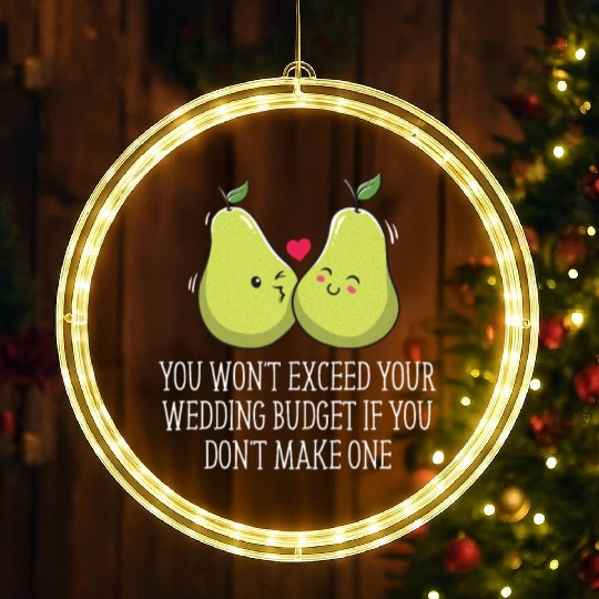 You Wont Exceed Your Wedding Budget Event Coordina LED Christmas Window Lights