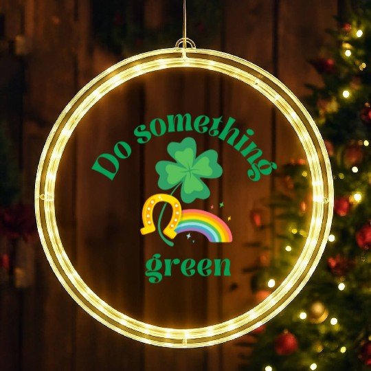 Do something green rainbow LED Christmas Window Lights