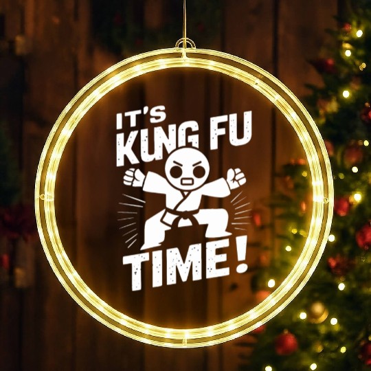 Kung Fu Chinese Kung Fu Asian Kung Fu Self defense LED Christmas Window Lights