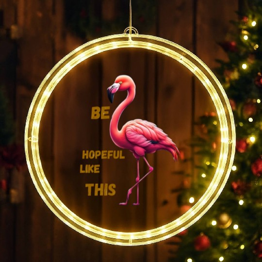 Be hopeful like this LED Christmas Window Lights