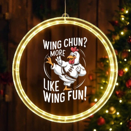 Kung Fu Chinese Kung Fu Asian Kung Fu Self defense LED Christmas Window Lights