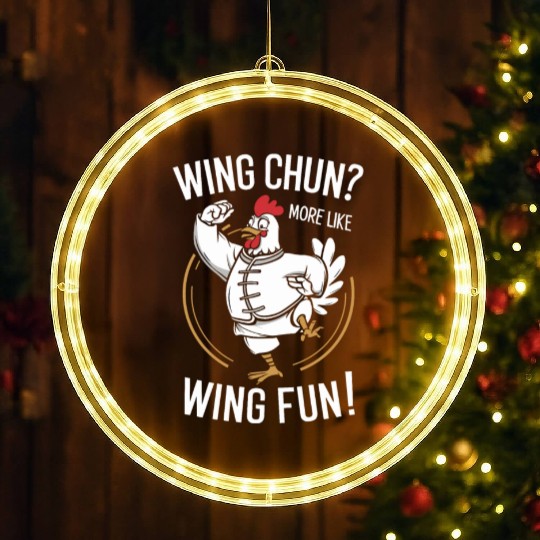 Kung Fu Chinese Kung Fu Asian Kung Fu Self defense LED Christmas Window Lights