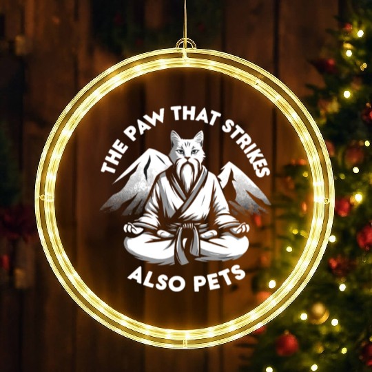 Kung Fu Chinese Kung Fu Asian Kung Fu Self defense LED Christmas Window Lights