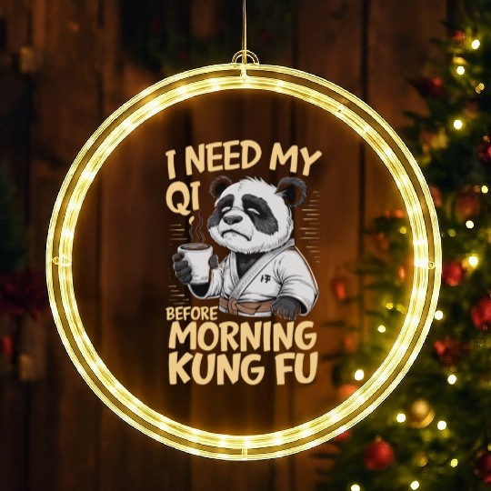 Kung Fu Chinese Kung Fu Asian Kung Fu Self defense LED Christmas Window Lights