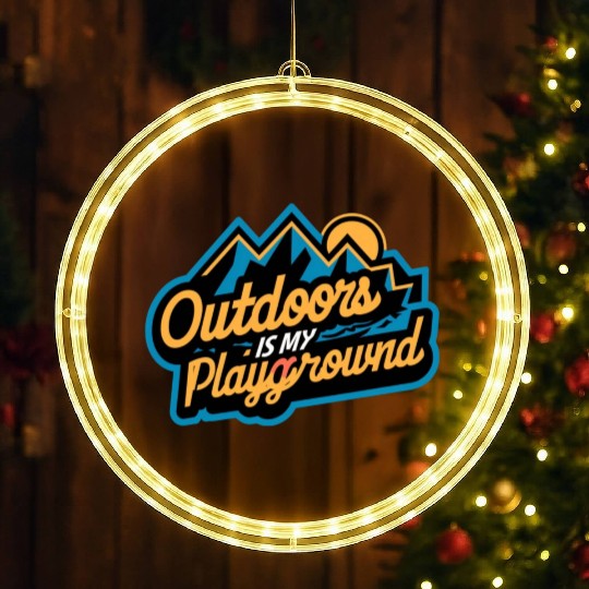 Outdoor is my Playground LED Christmas Window Lights