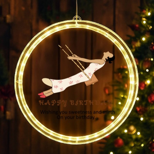 Birthday Bliss- Where Sweetness Meets Joy LED Christmas Window Lights