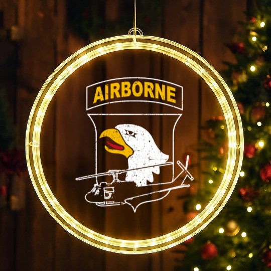 101st Airborne Division LED Christmas Window Lights