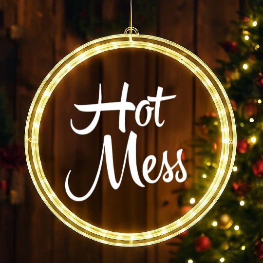 hot Mess LED Christmas Window Lights