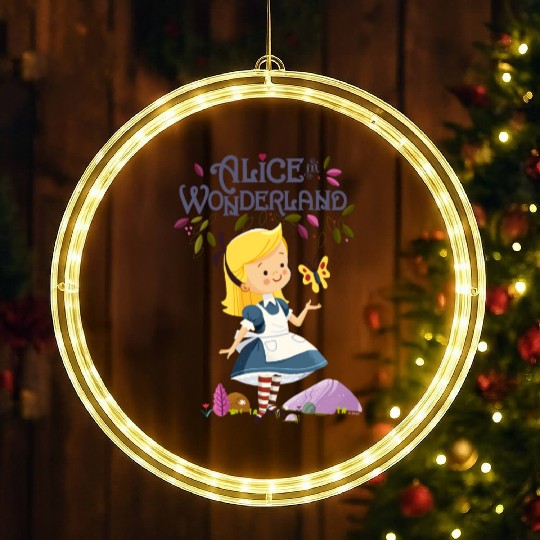 Alice in Wonderland LED Christmas Window Lights