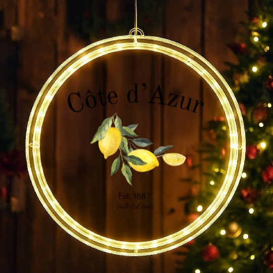 Côte d'Azur - Saint Tropez - Vacation - France LED Christmas Window Lights