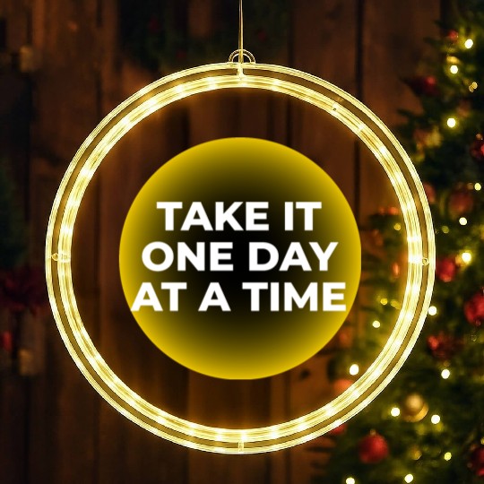 One Day at a Time LED Christmas Window Lights