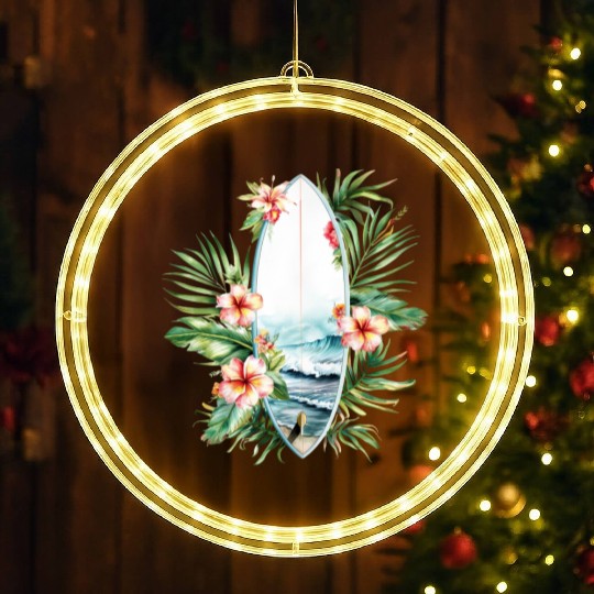 Surfboards Clipart - Trendy Surfboard Designs, LED Christmas Window Lights