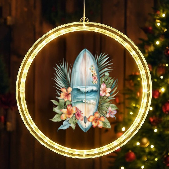 Surfboards Clipart - Trendy Surfboard Designs, LED Christmas Window Lights