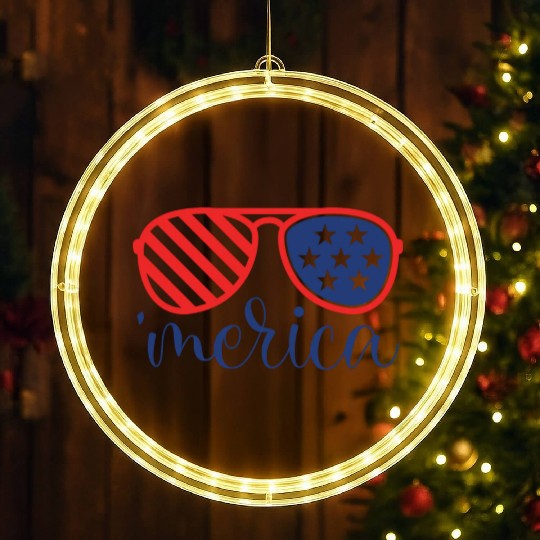 merica LED Christmas Window Lights