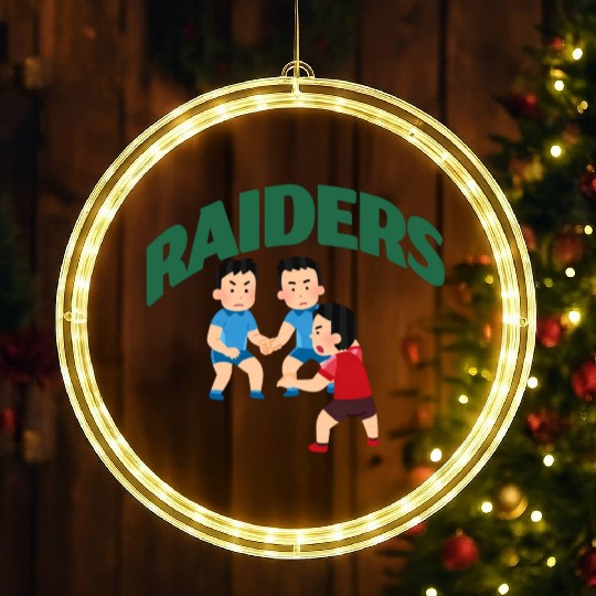 Raiders LED Christmas Window Lights