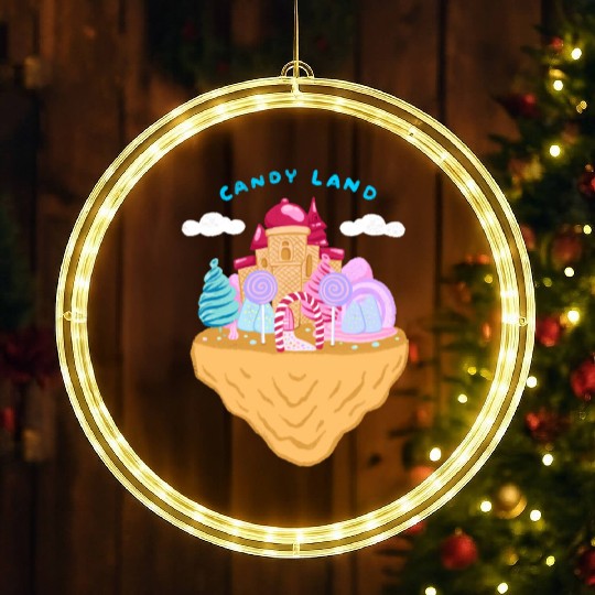 Cute Candy Land LED Christmas Window Lights