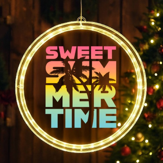 Sweet Summer Time LED Christmas Window Lights