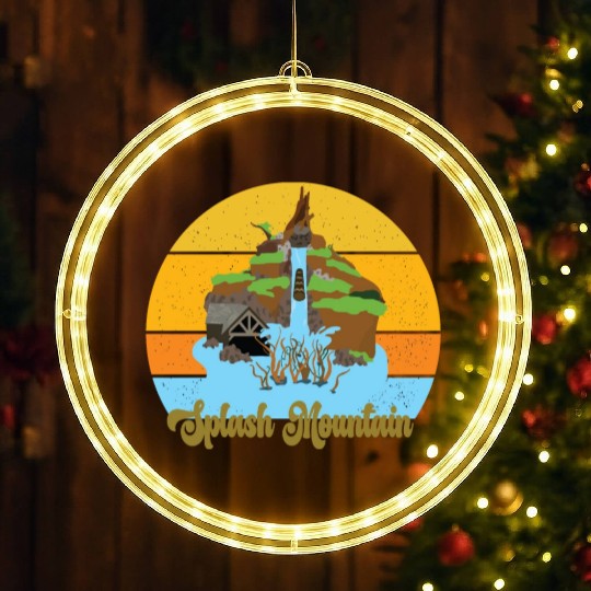 Splash Mountain LED Christmas Window Lights