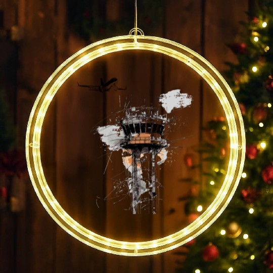 American Flag US, air traffic controller LED Christmas Window Lights