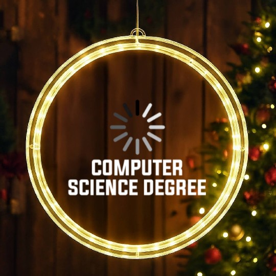 computer science degree LED Christmas Window Lights
